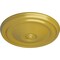 Ekena Millwork Reece Ceiling Medallion (Fits Canopies up to 2 3/8"), Hand-Painted Rich Gold, 12"OD x 1 3/4"P CM12RERGS - alternate 4